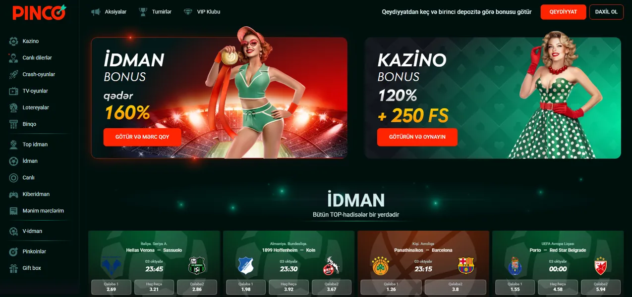 Pinco tətbiqi App Store-da mövcuddurmu?